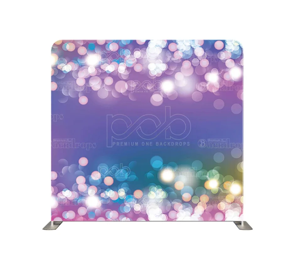 Toile de fond 8x8 Couleurs Scintillantes