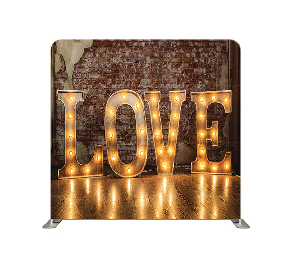 Toile de fond 8x8 Lettres Love