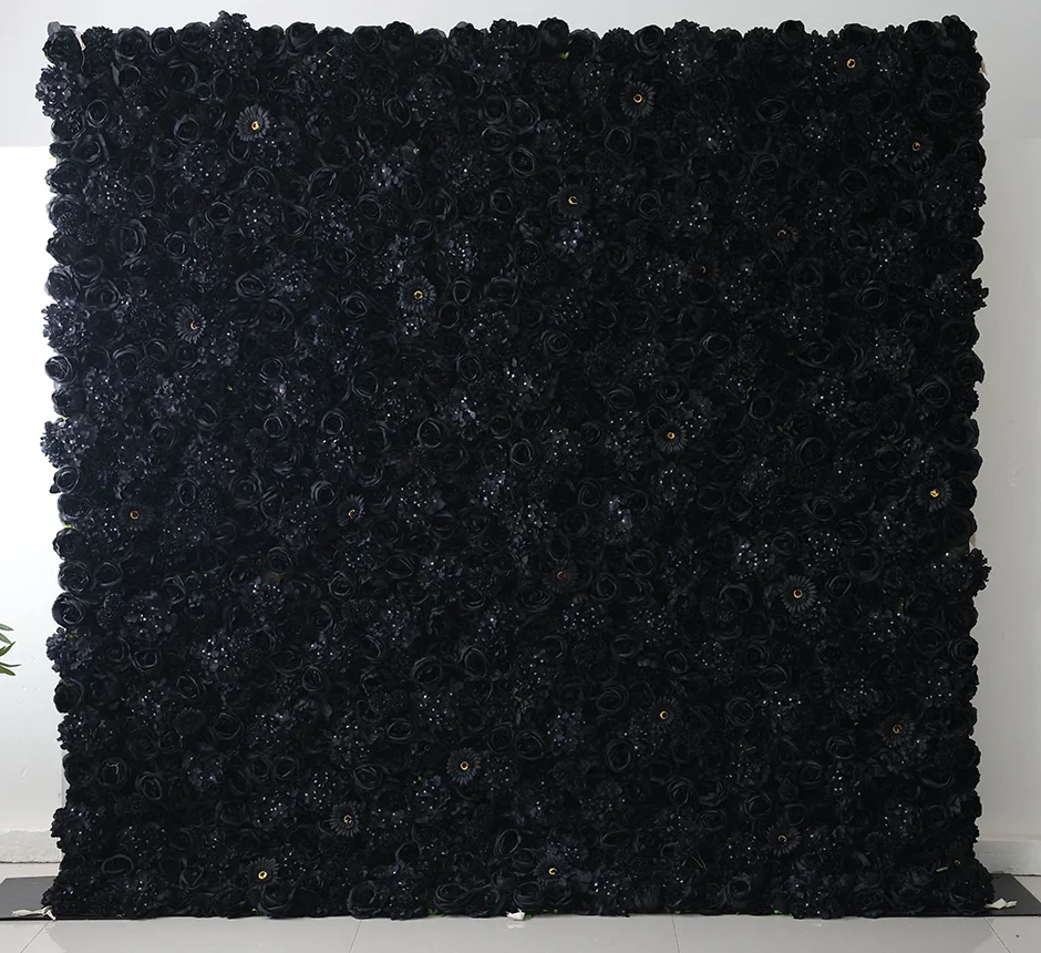 Mur de Roses Noires 8x8